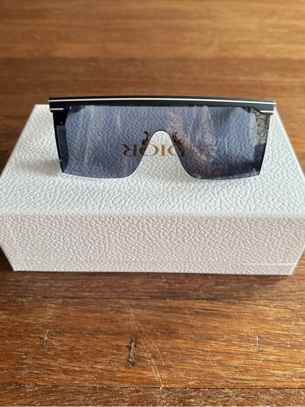 Christian Dior DiorClub M1U 31B8 Shield Sunglasses Logo Lens Oversized - Picture 4 of 7